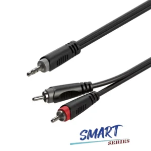 ROXTONE - SMART SERIES SIGNAL LEAD 3.5 M ST – 2RCA M 2M