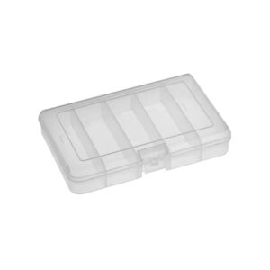 SP PAN 101/ATN Transparent Polyp. Organiser Box, 6 Compartments