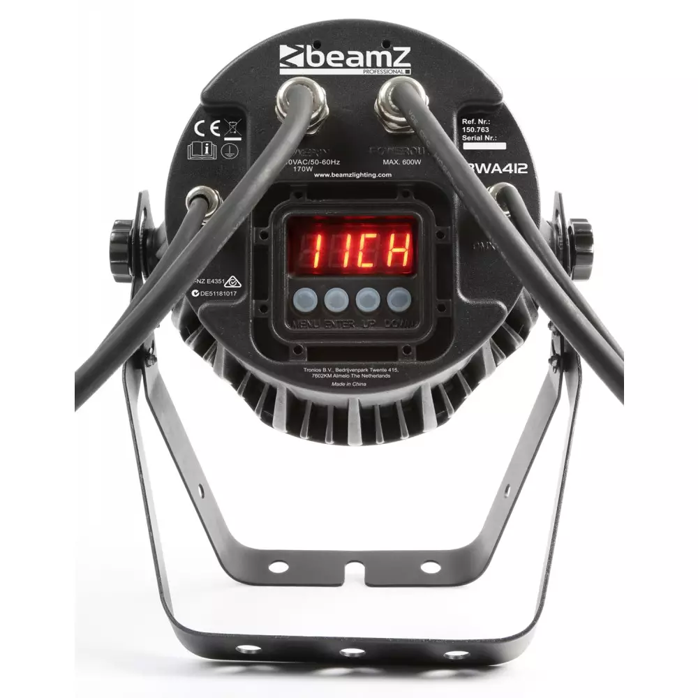 BEAMZPRO BWA412 LED PAR IP65 12x 18W RGBAWUV - Image 3