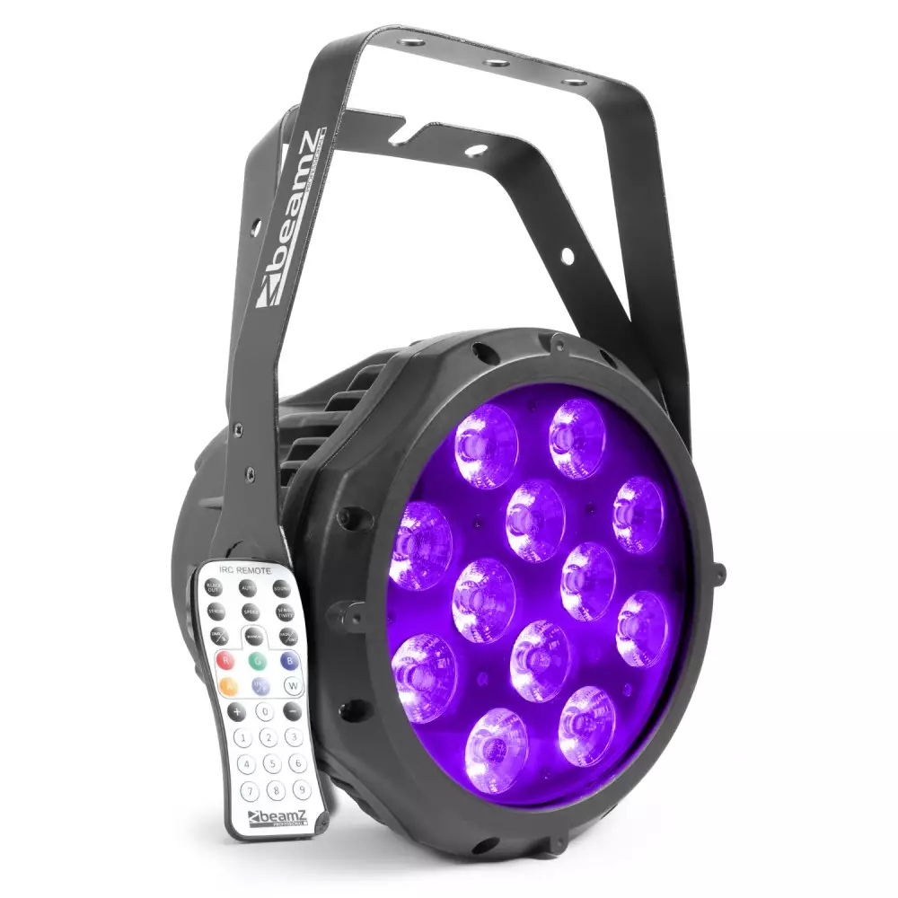 BEAMZPRO BWA412 LED PAR IP65 12x 18W RGBAWUV - Image 2