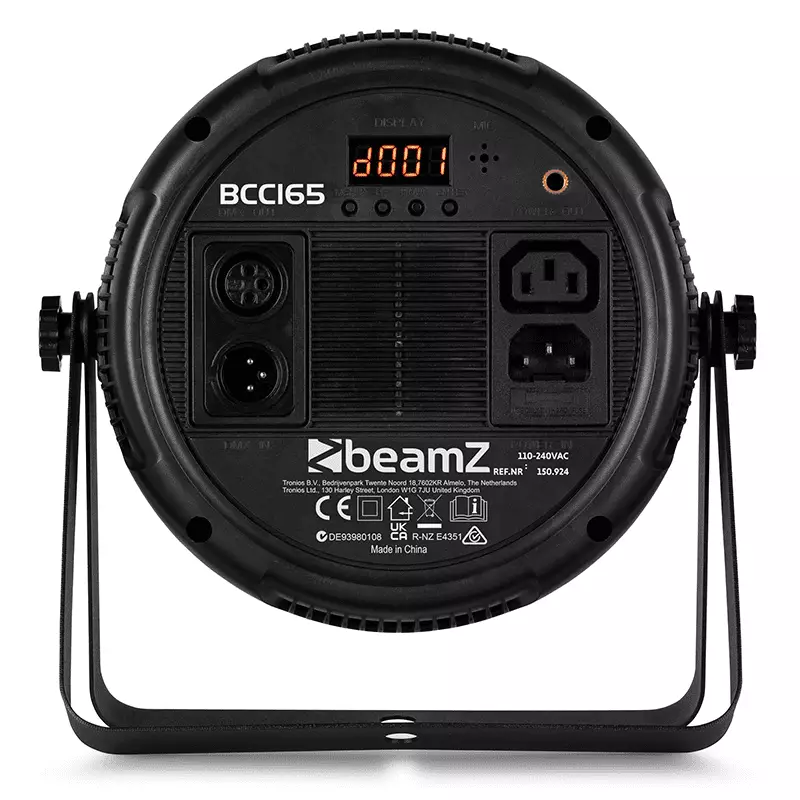 BEAMZ BCC165 LED FLAT PAR 14x 4W RGBAW-UV - Image 4