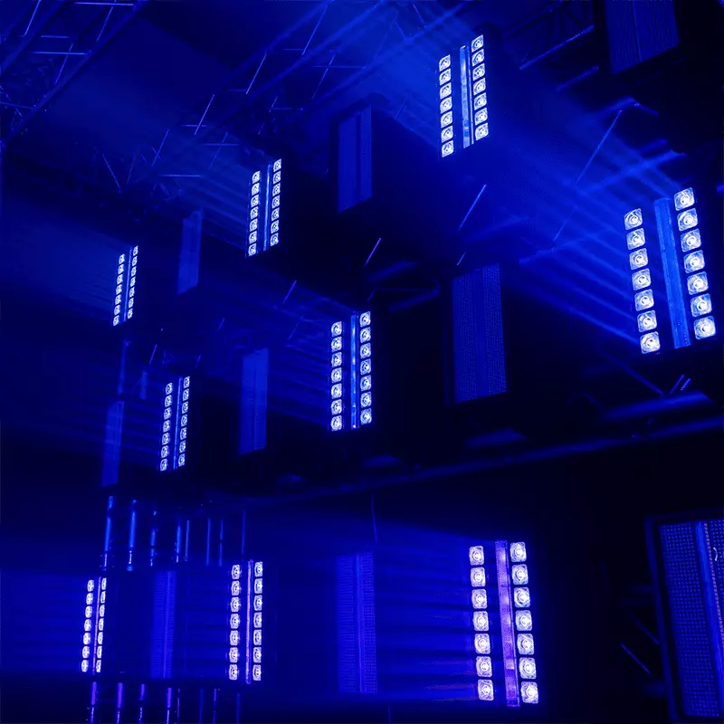 BEAMZPRO NUKE1 LED COMBI IP65 96x 10W STROBE 14x 40W BEAM RGBWCW - Image 13