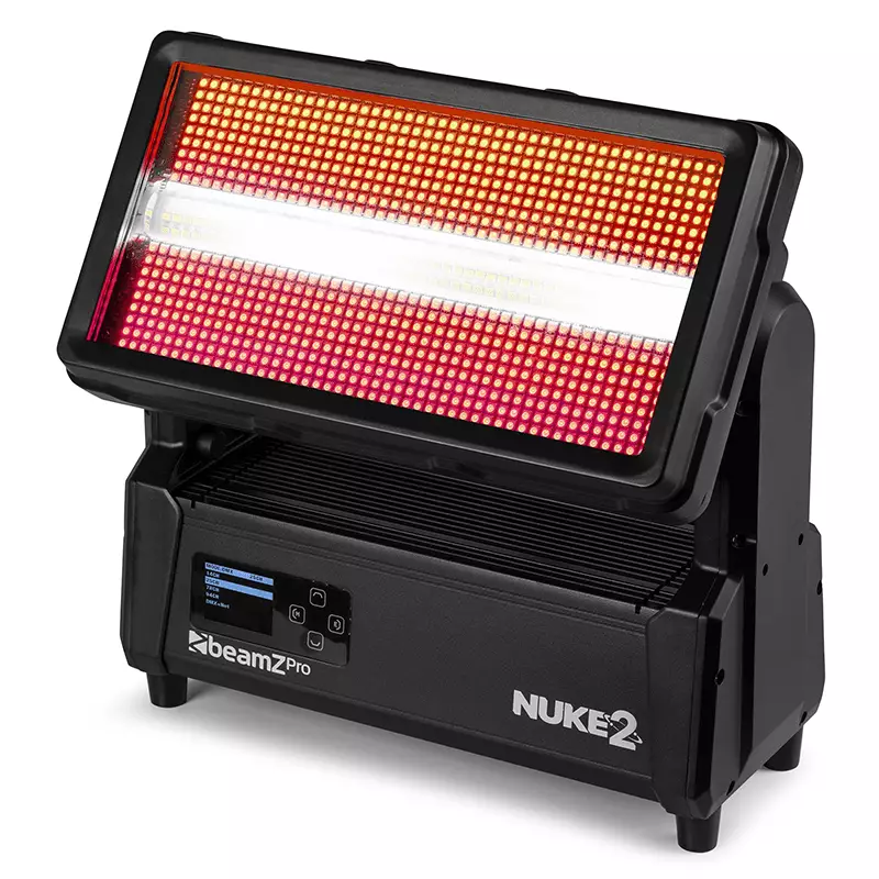 BEAMZPRO NUKE2 LED COMBI IP65 96x 10W STROBE 864x 0.5W WASH RGBCW - Image 2