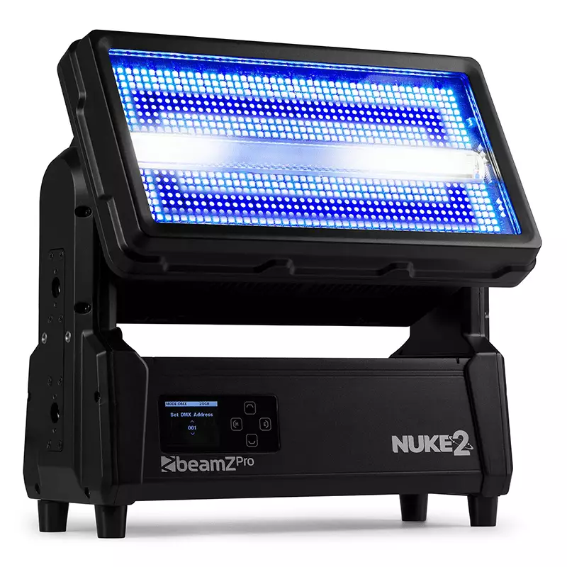 BEAMZPRO NUKE2 LED COMBI IP65 96x 10W STROBE 864x 0.5W WASH RGBCW - Image 4