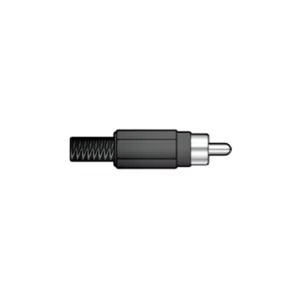 TVA CONNECTOR RCA INLINE MALE GREY